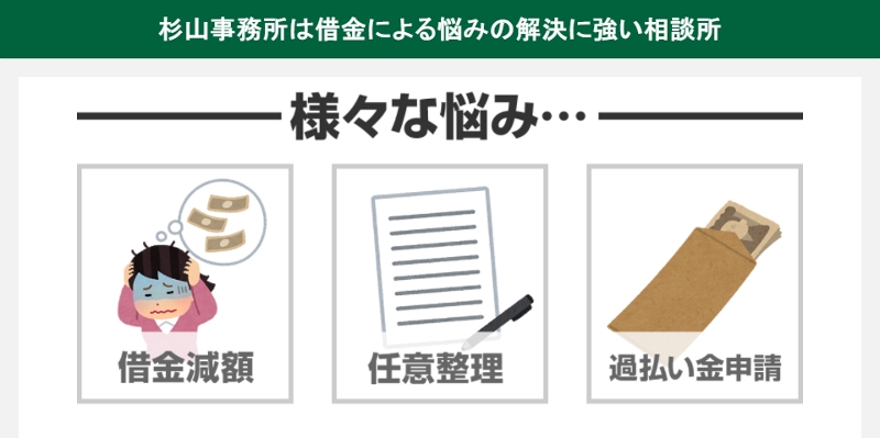 借金減額相談の杉山事務所情報サイト